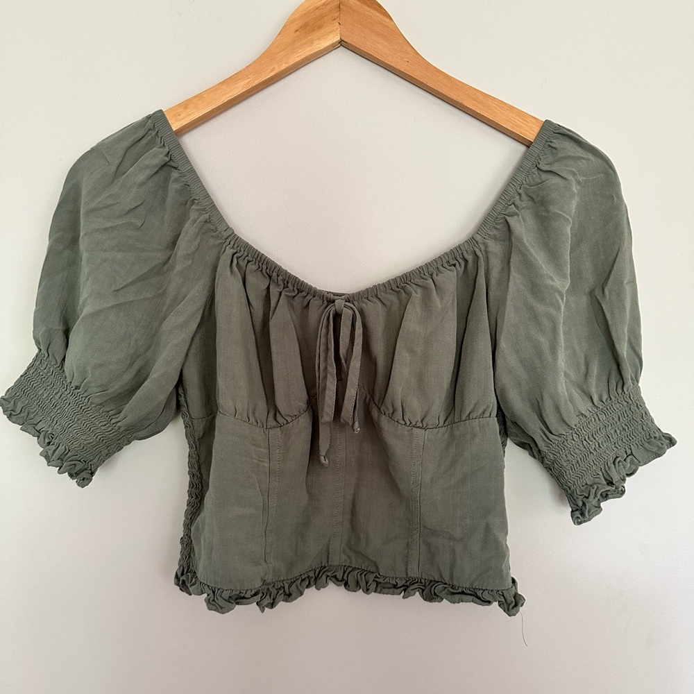 Sage Green Crop